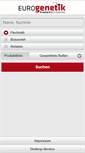 Mobile Screenshot of eurogenetik.com